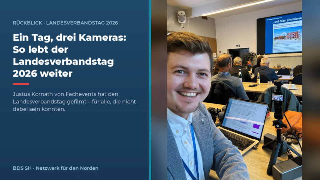 Landesverbandstag 2026, Justus Kornath (Fachevents)