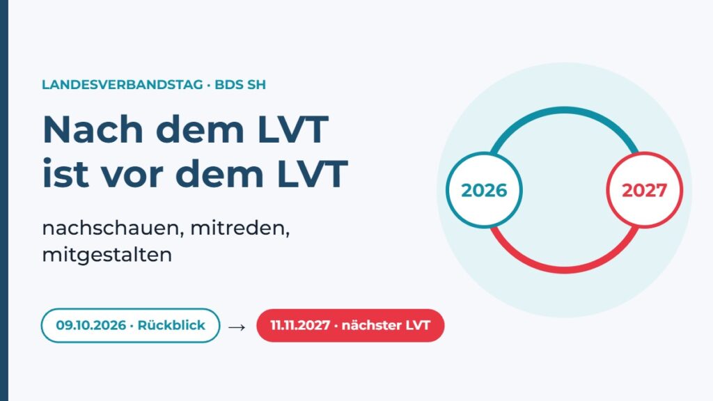 Titelbild: Nach dem LVT ist vor dem LVT, vom 9. Oktober 2026 zum 11. November 2027